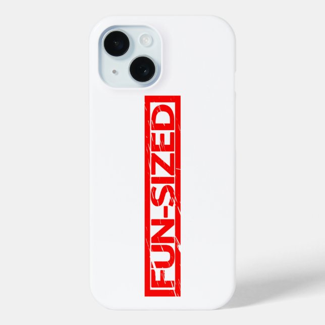Funda De Case-Mate Para iPhone Sello de tamaño divertido (Reverso )