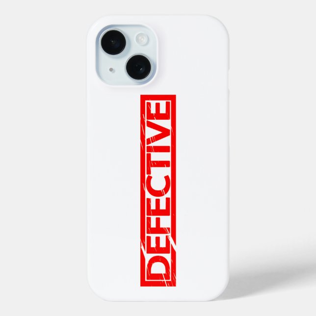 Funda De Case-Mate Para iPhone Sello defectuoso (Reverso )