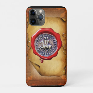 Funda Para iPhone 11 Pro SELLO DEL pergamino DE cera de la PLANTILLA DE LOS