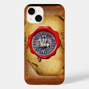 Funda Para iPhone 14 De Case-Mate SELLO DEL pergamino DE cera de la PLANTILLA DE LOS