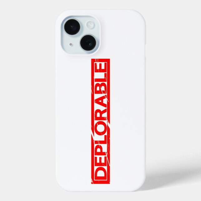 Funda De Case-Mate Para iPhone Sello deplorable (Reverso )