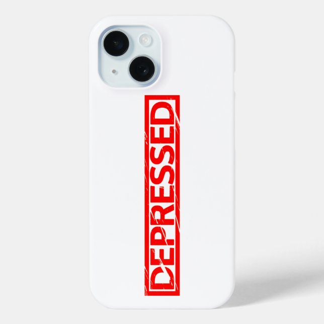 Funda De Case-Mate Para iPhone Sello deprimido (Reverso )