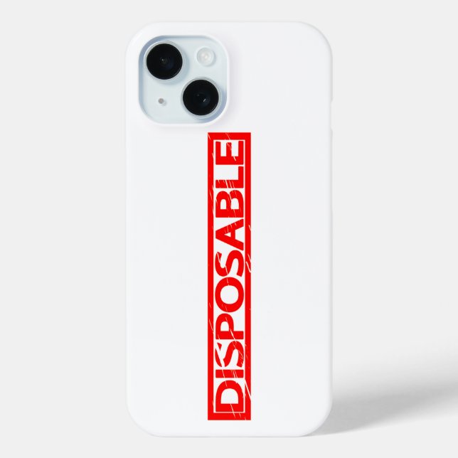 Funda De Case-Mate Para iPhone Sello desechable (Reverso )