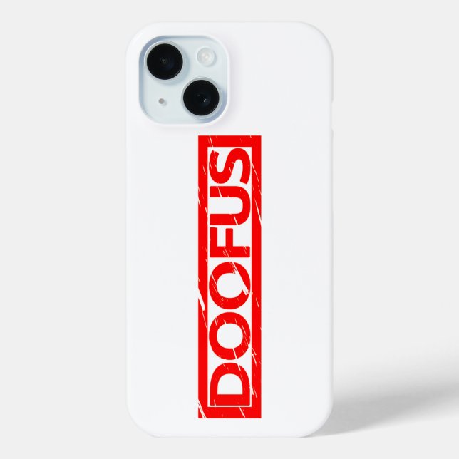 Funda De Case-Mate Para iPhone Sello Doofus (Reverso )
