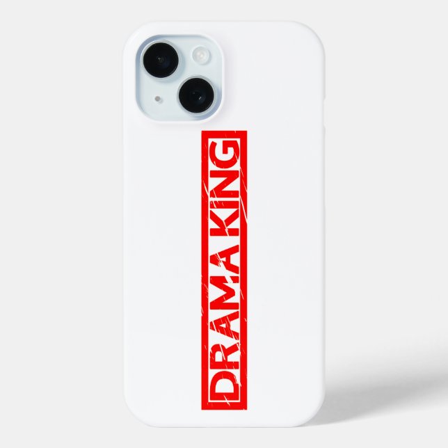 Funda De Case-Mate Para iPhone Sello Dramático King (Reverso )