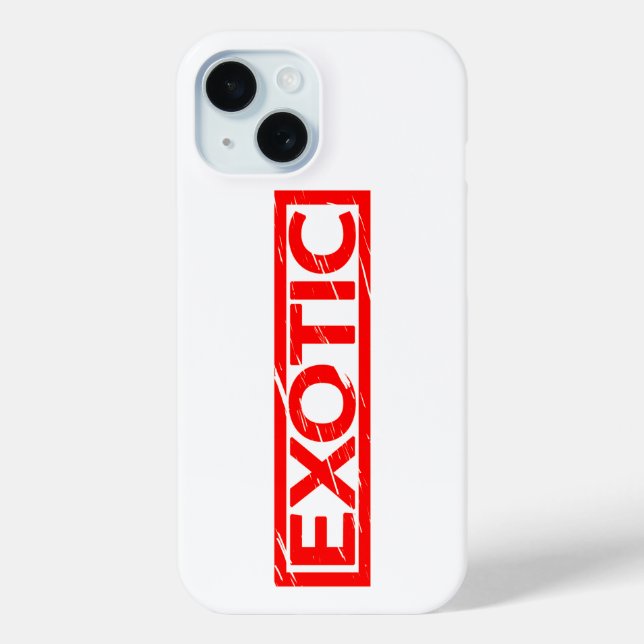 Funda De Case-Mate Para iPhone Sello exótico (Reverso )