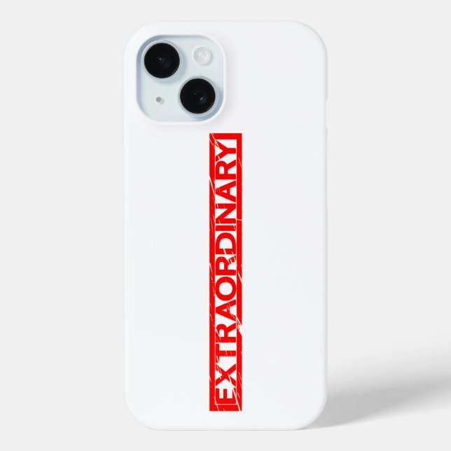 Funda De Case-Mate Para iPhone Sello Extraordinario (Reverso )