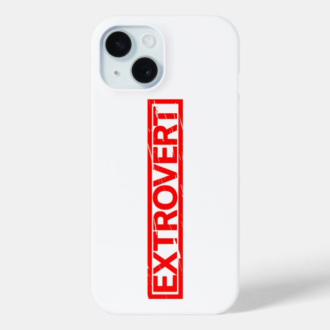 Funda De Case-Mate Para iPhone Sello extrovertido (Reverso )