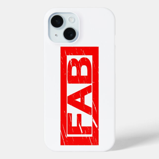 Funda De Case-Mate Para iPhone Sello Fab (Reverso )