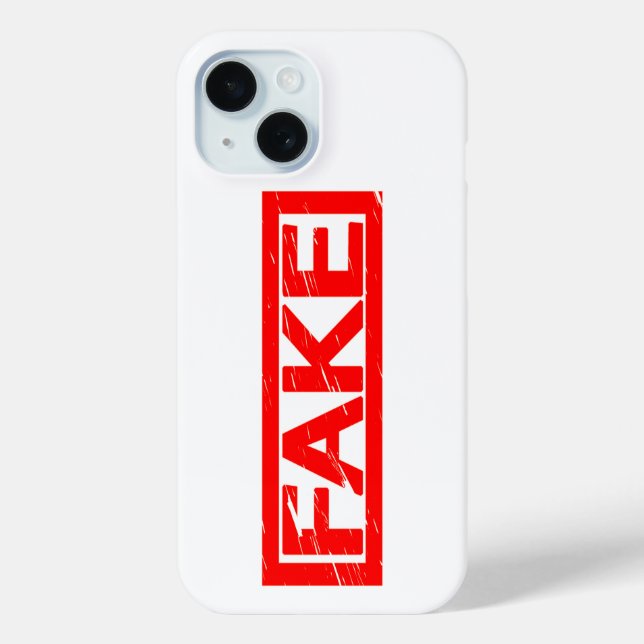 Funda De Case-Mate Para iPhone Sello falso (Reverso )