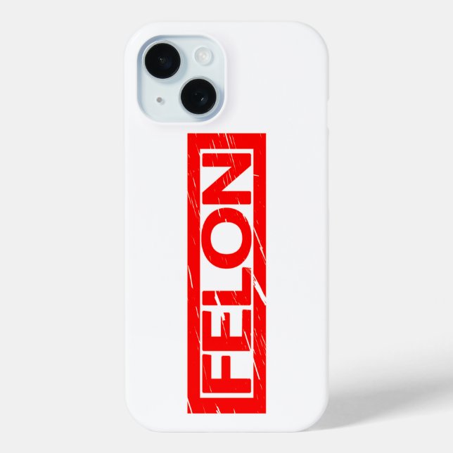 Funda De Case-Mate Para iPhone Sello Felon (Reverso )