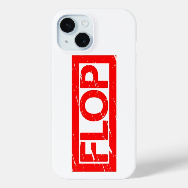 Funda De Case-Mate Para iPhone Sello Flop (Reverso )