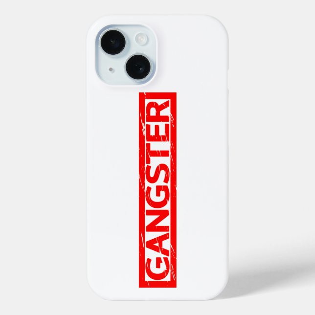 Funda De Case-Mate Para iPhone Sello Gangster (Reverso )