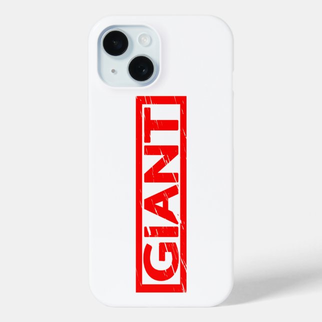 Funda De Case-Mate Para iPhone Sello gigante (Reverso )