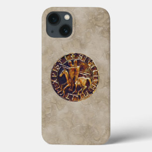 Funda Para iPhone 13 Sello medieval de los Caballeros Templarios