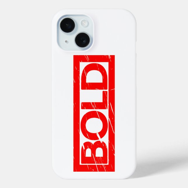 Funda De Case-Mate Para iPhone Sello negrita (Reverso )