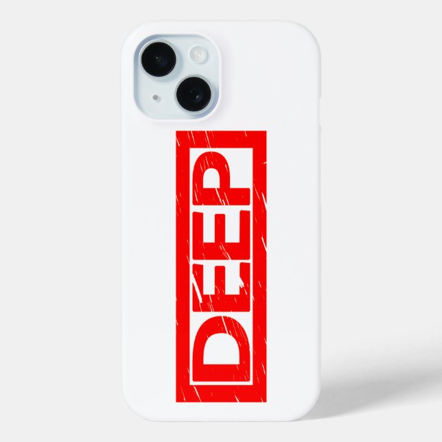 Funda De Case-Mate Para iPhone Sello profundo (Reverso )
