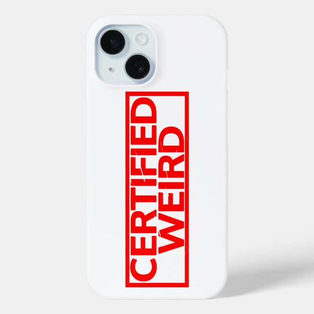 Funda De Case-Mate Para iPhone Sello raro certificado (Reverso )