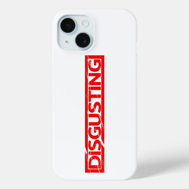 Funda De Case-Mate Para iPhone Sello repugnante (Reverso )