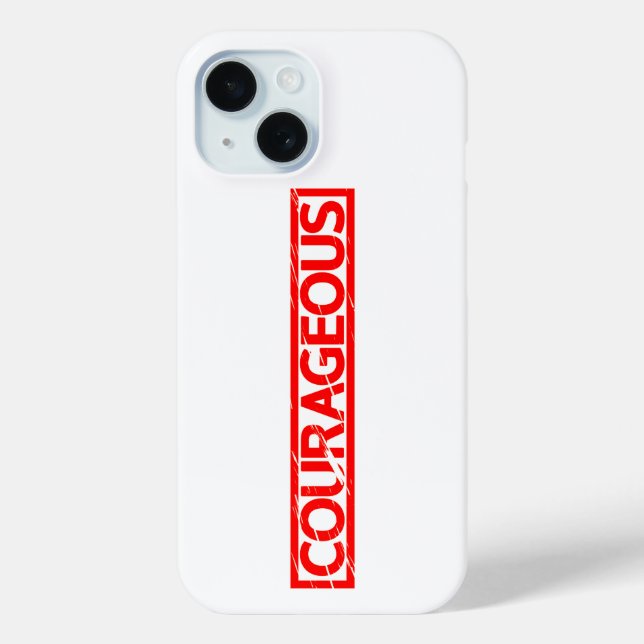 Funda De Case-Mate Para iPhone Sello valiente (Reverso )
