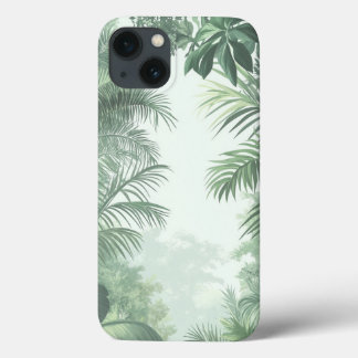 Funda Para iPhone 13 Selva de follaje de la selva tropical