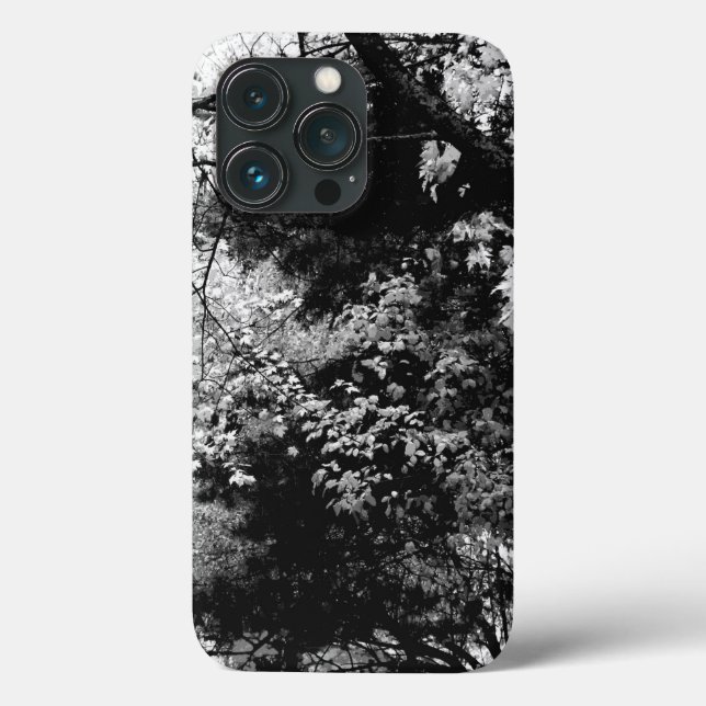 Funda De Case-Mate Para iPhone Selva deja patrones de follaje Naturaleza Blanco n (Reverso )