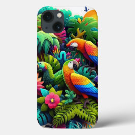 Funda Para iPhone 13 Selva silvestre