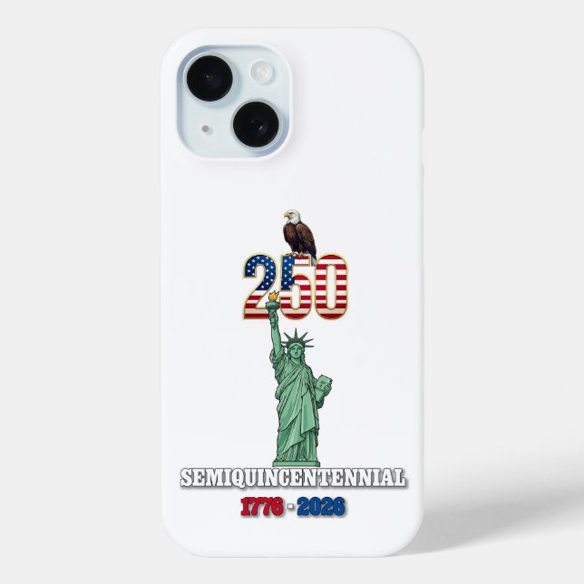 Funda De Case-Mate Para iPhone Semiquincentennial USA 250th Anniversary 1776-2026 (Reverso )