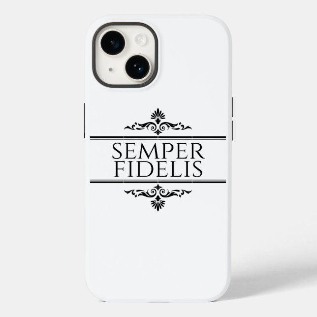 Funda De Case-Mate Para iPhone Semper Fidelis (Reverso )