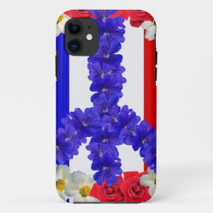 Funda Para iPhone 11 señal de paz de bandera francesa