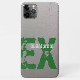 Funda Para iPhone 11 Pro Max señal de SALIDA de pared de hormigón falsa a prueb