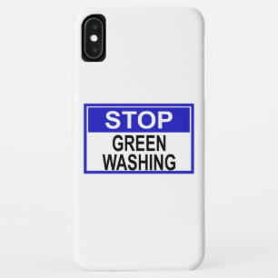 Funda Para iPhone XS Max Señal de Stop Greenwashing