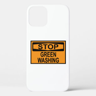 Funda Para iPhone 12 Señal de Stop Greenwashing