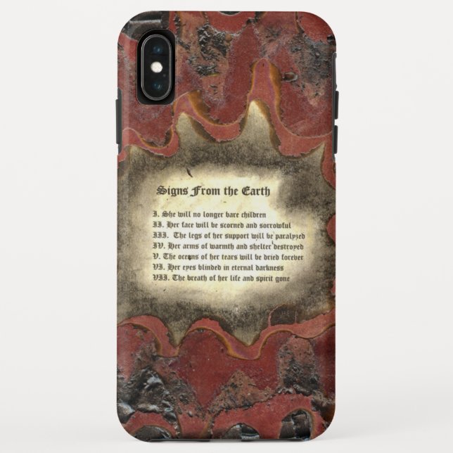 Funda De Case-Mate Para iPhone Señales De La Tierra (Reverso)