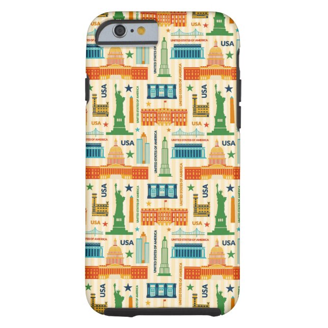 Funda De Case-Mate Para iPhone Señales de los Estados Unidos de América (Reverso)