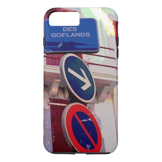 Funda De Case-Mate Para iPhone Señales de Tráfico Francesas (Reverso)