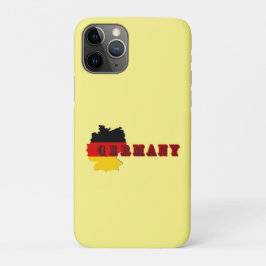 Funda Para iPhone 11 Pro Sencilla Germania moderna Alemania Letra Art Lette