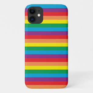 Funda Para iPhone 11 Sencillamente patrón arco iris