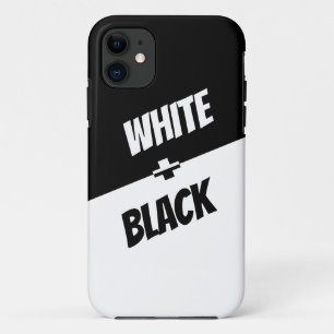 Funda Para iPhone 11 Sencillo pero elegante negro y blanco! Funda-Mate