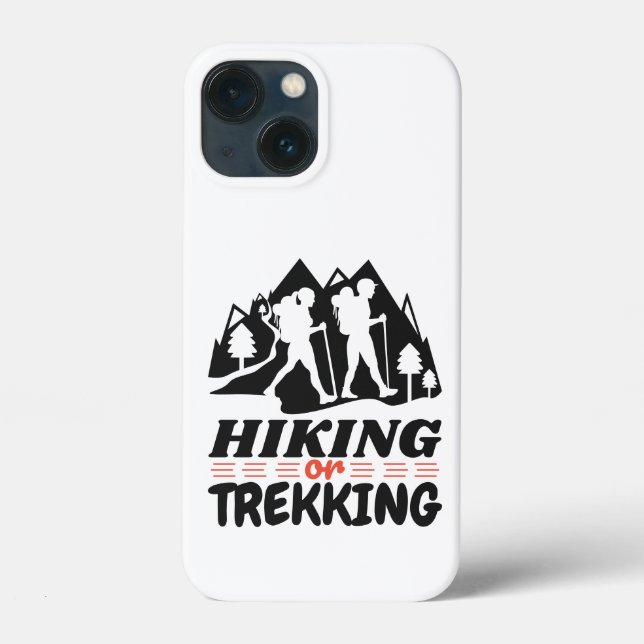 Funda De Case-Mate Para iPhone Senderismo o senderismo (Reverso )