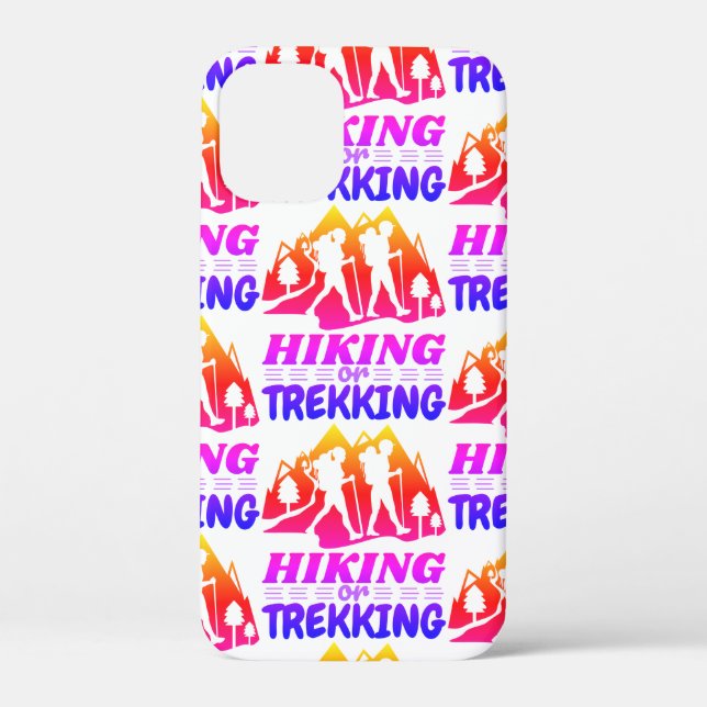 Funda De Case-Mate Para iPhone Senderismo o senderismo (Reverso )