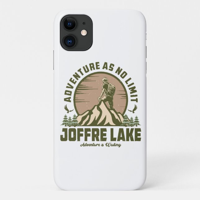 Funda De Case-Mate Para iPhone Senderismo Retro Joffre Lake (Reverso)