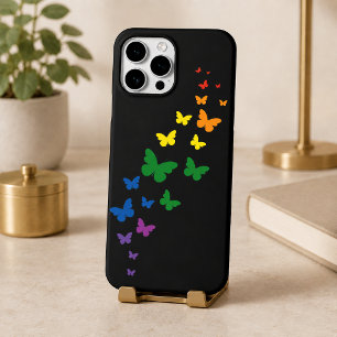 Funda Para iPhone 14 Pro Max De Case-Mate Sendero de Mariposa Arcoíris LGBTQ