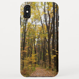 Funda Para iPhone XS Max Sendero de otoño y hojas doradas en Laurel Hill Pa