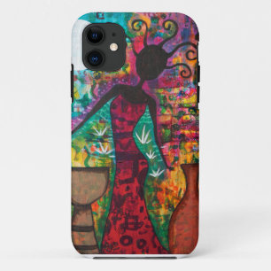 title_seo2 Señora africana Phone Case