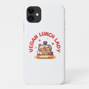 FUNDA PARA iPhone 11 SEÑORA ALMUERZO VEGANO