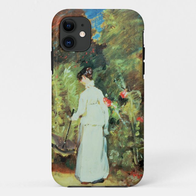 Funda De Case-Mate Para iPhone Señora Constable en su jardín (Reverso)