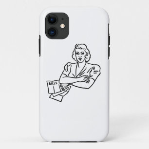Funda Para iPhone 11 señora economía de facturas