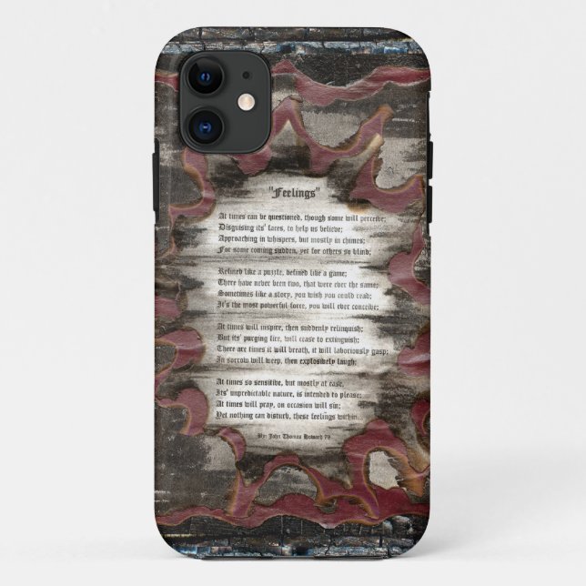 Funda De Case-Mate Para iPhone Sentimientos (Reverso)