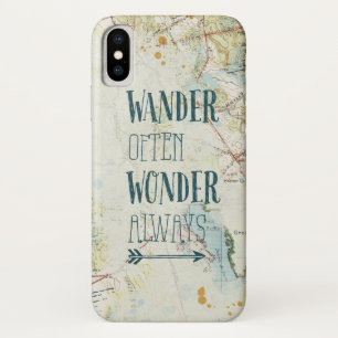 Funda Para iPhone X Sentimientos del mapa
